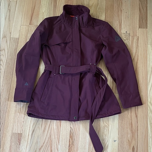 Gerry Weber Jacket Womens Medium Purple Trench Coat Outdoors Hiking Waterproof - Picture 1 of 11